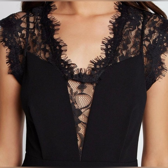 BCBGeneration Black Lace Cocktail Dress | Size 6 | Short | Worn Once | Perfect - Picture 4 of 10